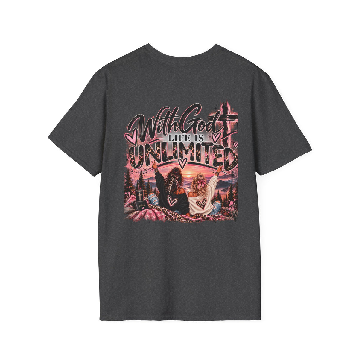 With God Life Is Unlimited Christian T-Shirt