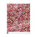 Pink Christmas Magic Wrapping Paper – Snowmen, Reindeer & Holiday Cheer