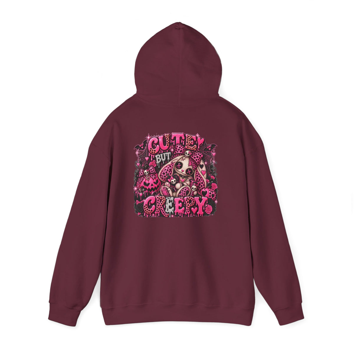 Creepy Cute Bunny Graphic Hoodie