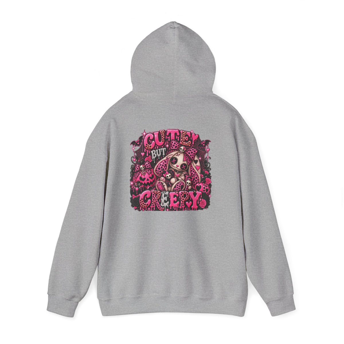 Creepy Cute Bunny Graphic Hoodie