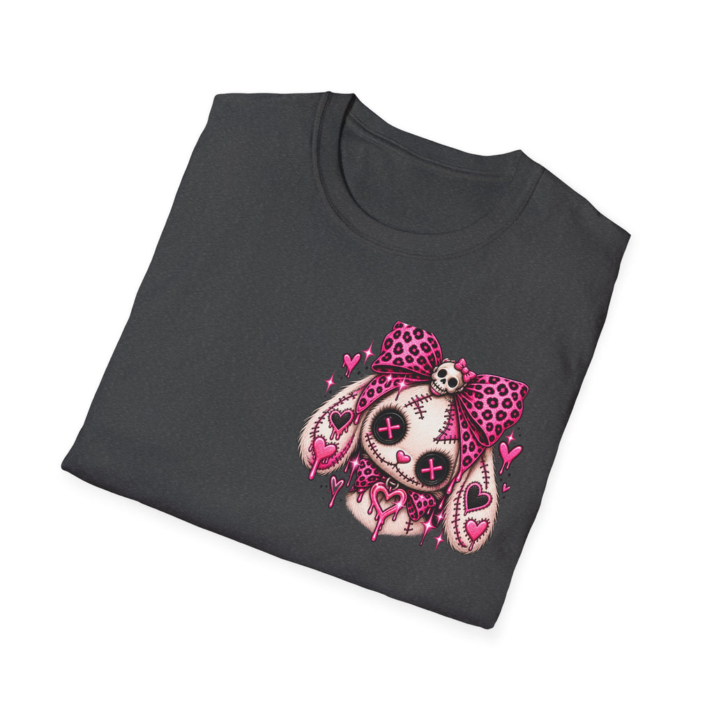 Cute But Creepy Stitched Bunny Tee