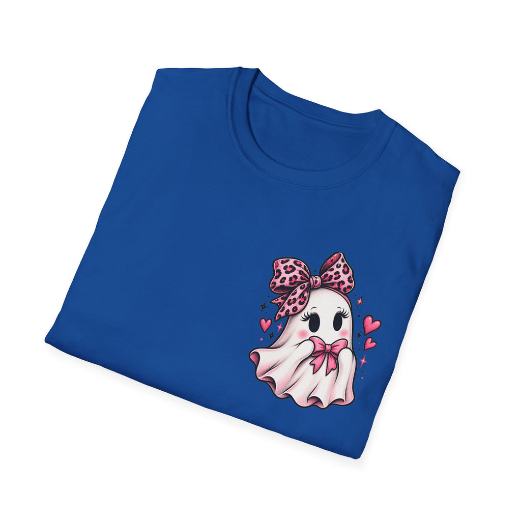 Ghosting Your Problems Pink Bow Ghost T-Shirt