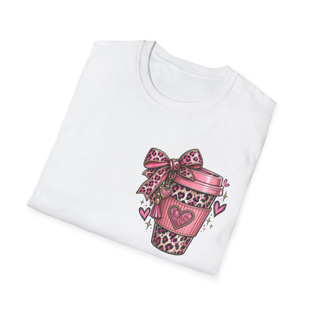 Coffee First, People Eventually Pink Coffee Lover T-Shirt