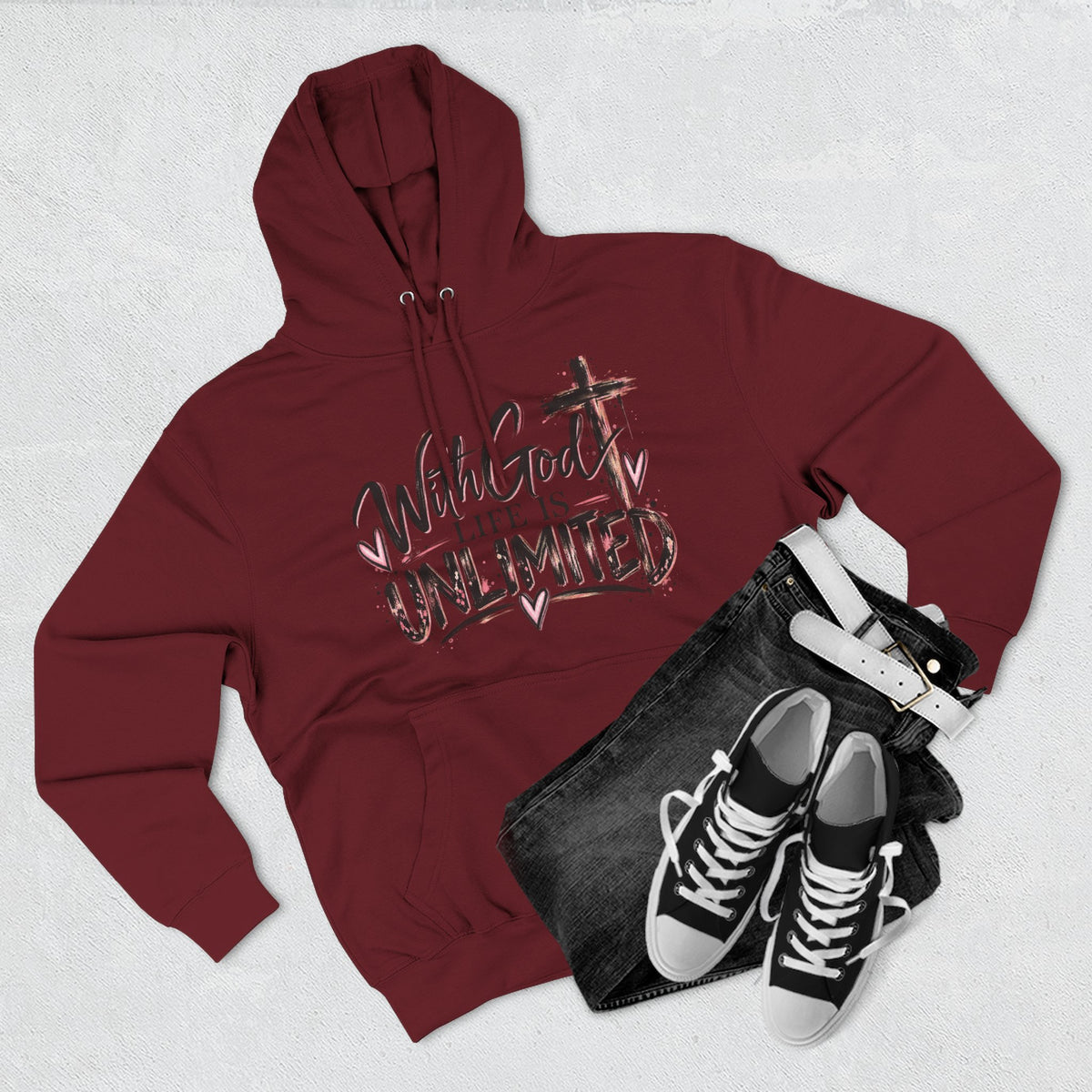 With God Life Is Unlimited Hoodie