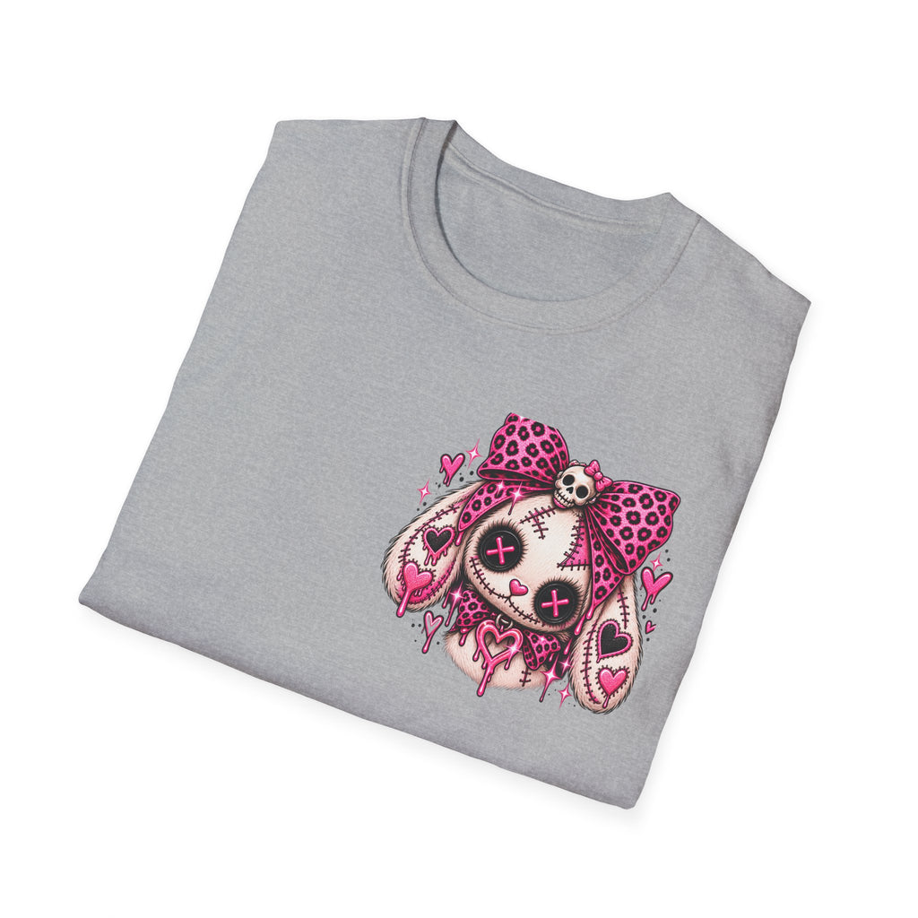 Cute But Creepy Stitched Bunny Tee
