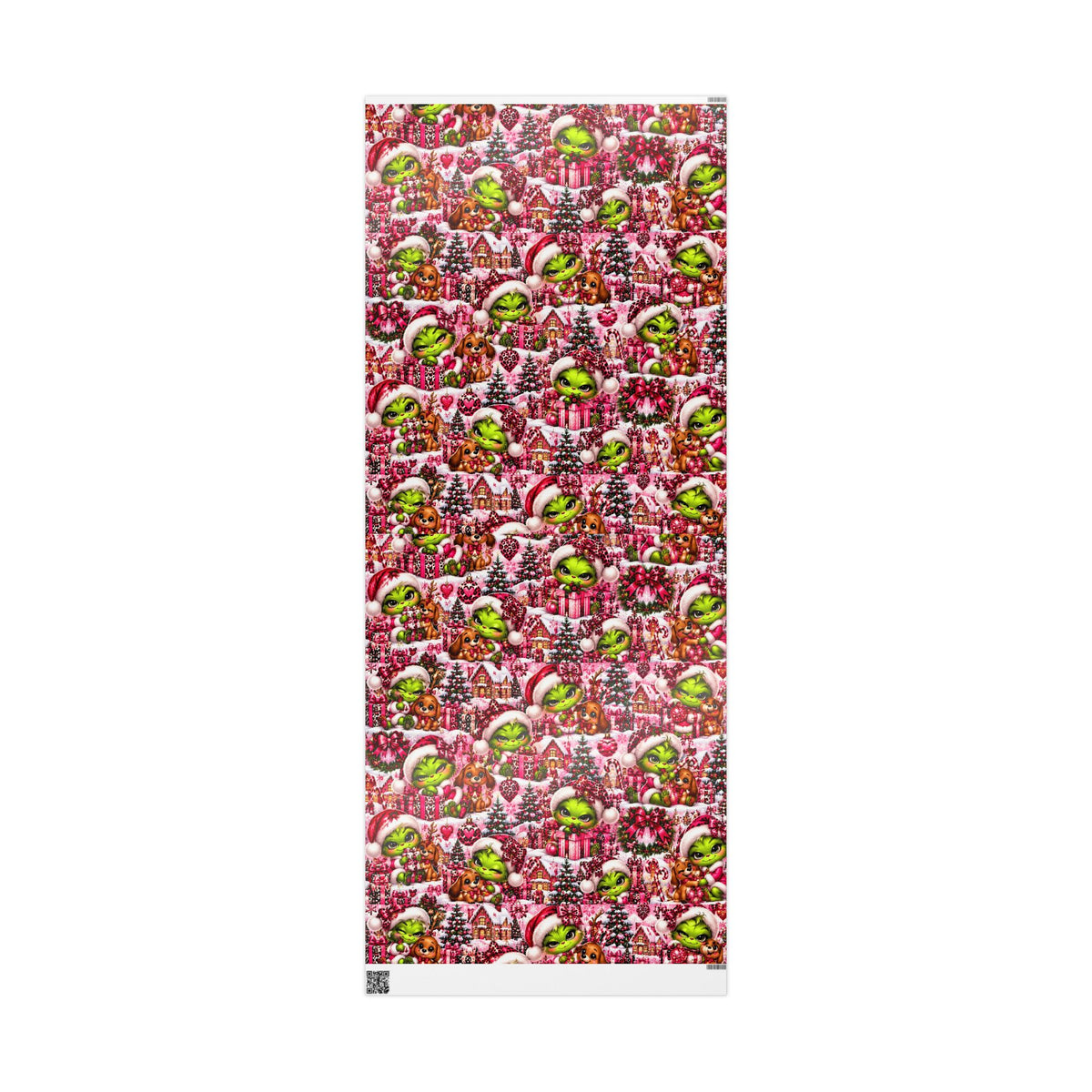Merry Mischief Pink & Leopard Christmas Wrapping Paper