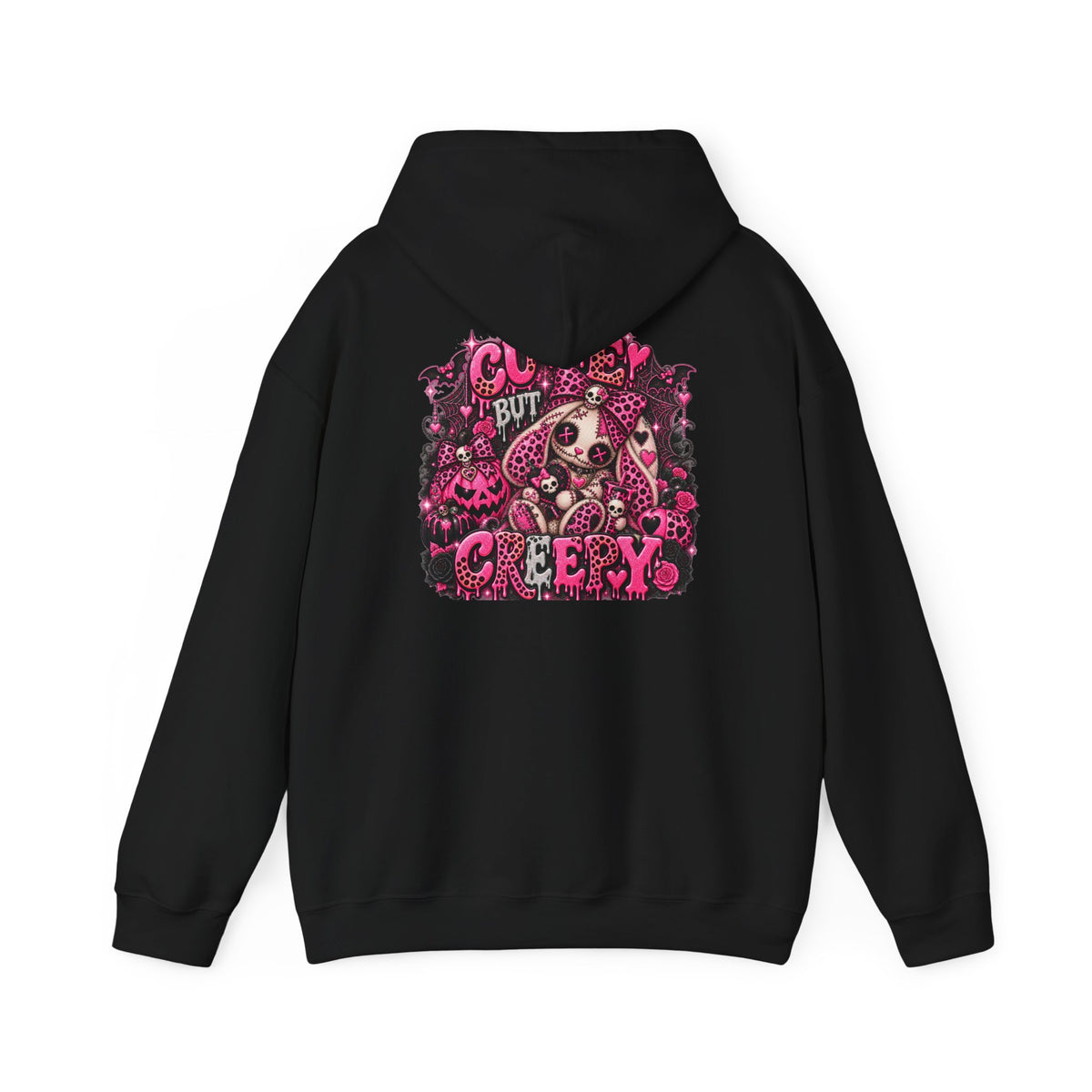 Creepy Cute Bunny Graphic Hoodie