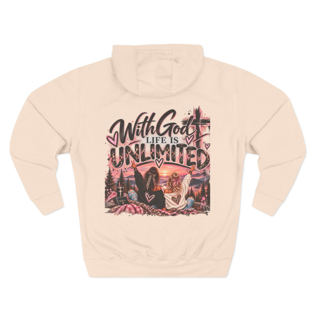 With God Life Is Unlimited Hoodie