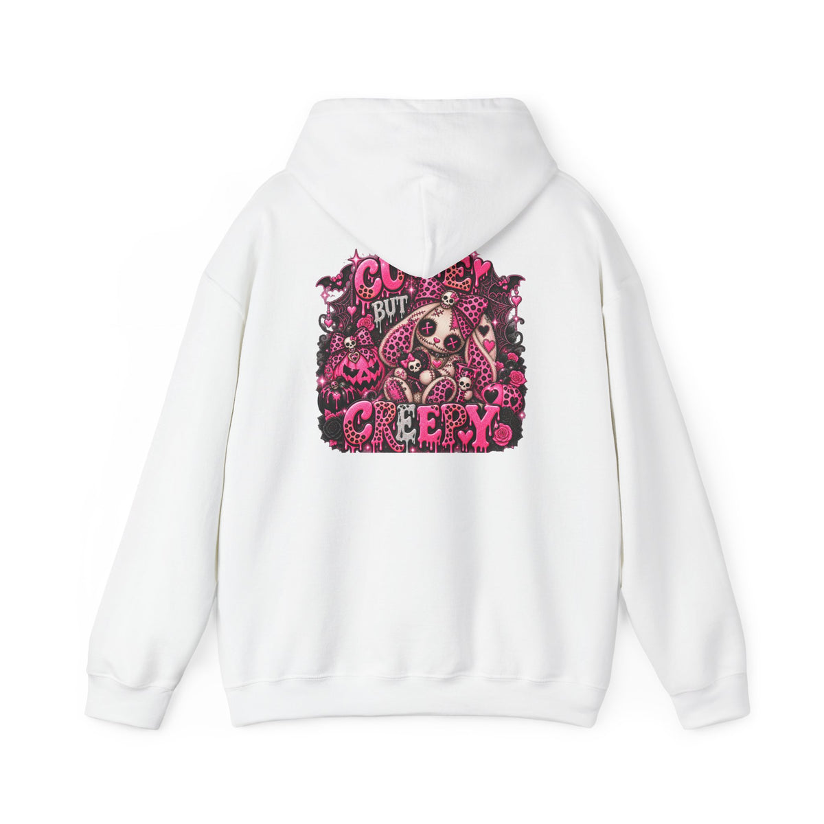 Creepy Cute Bunny Graphic Hoodie