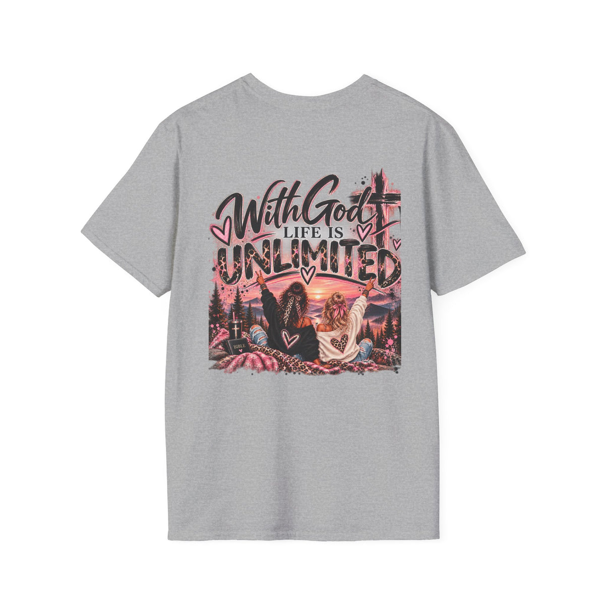 With God Life Is Unlimited Christian T-Shirt