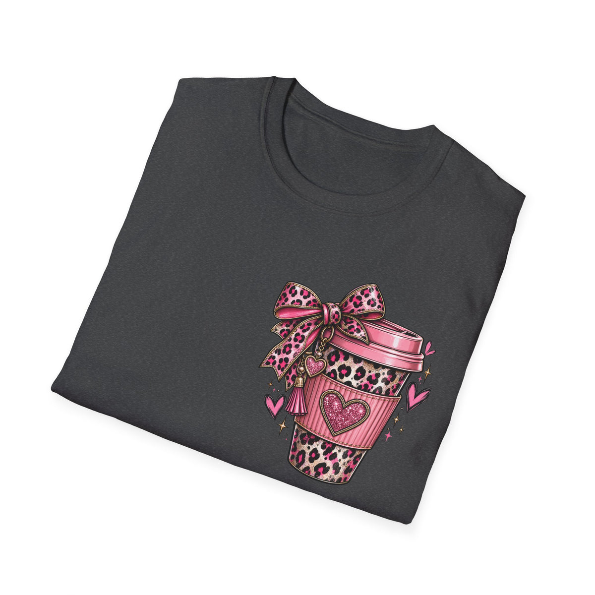 Coffee First, People Eventually Pink Coffee Lover T-Shirt