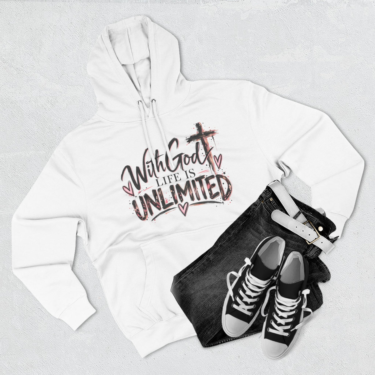 With God Life Is Unlimited Hoodie