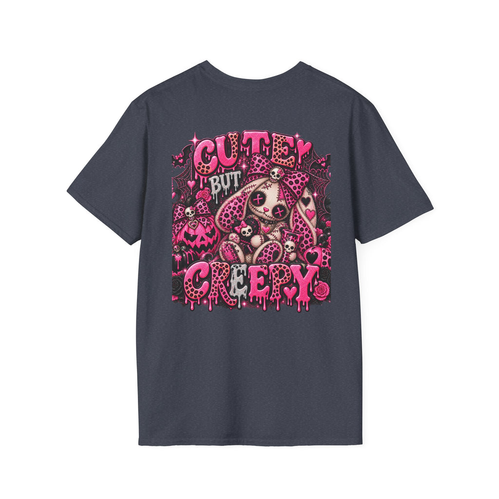 Cute But Creepy Stitched Bunny Tee