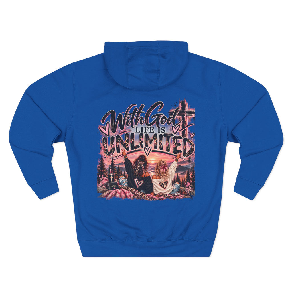 With God Life Is Unlimited Hoodie