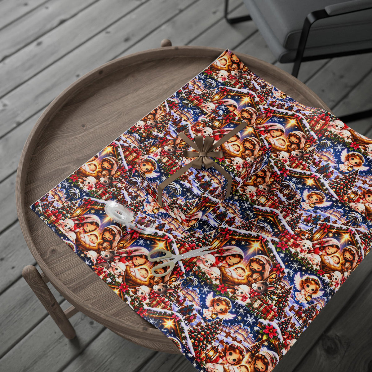 Nativity Christmas Wrapping Paper