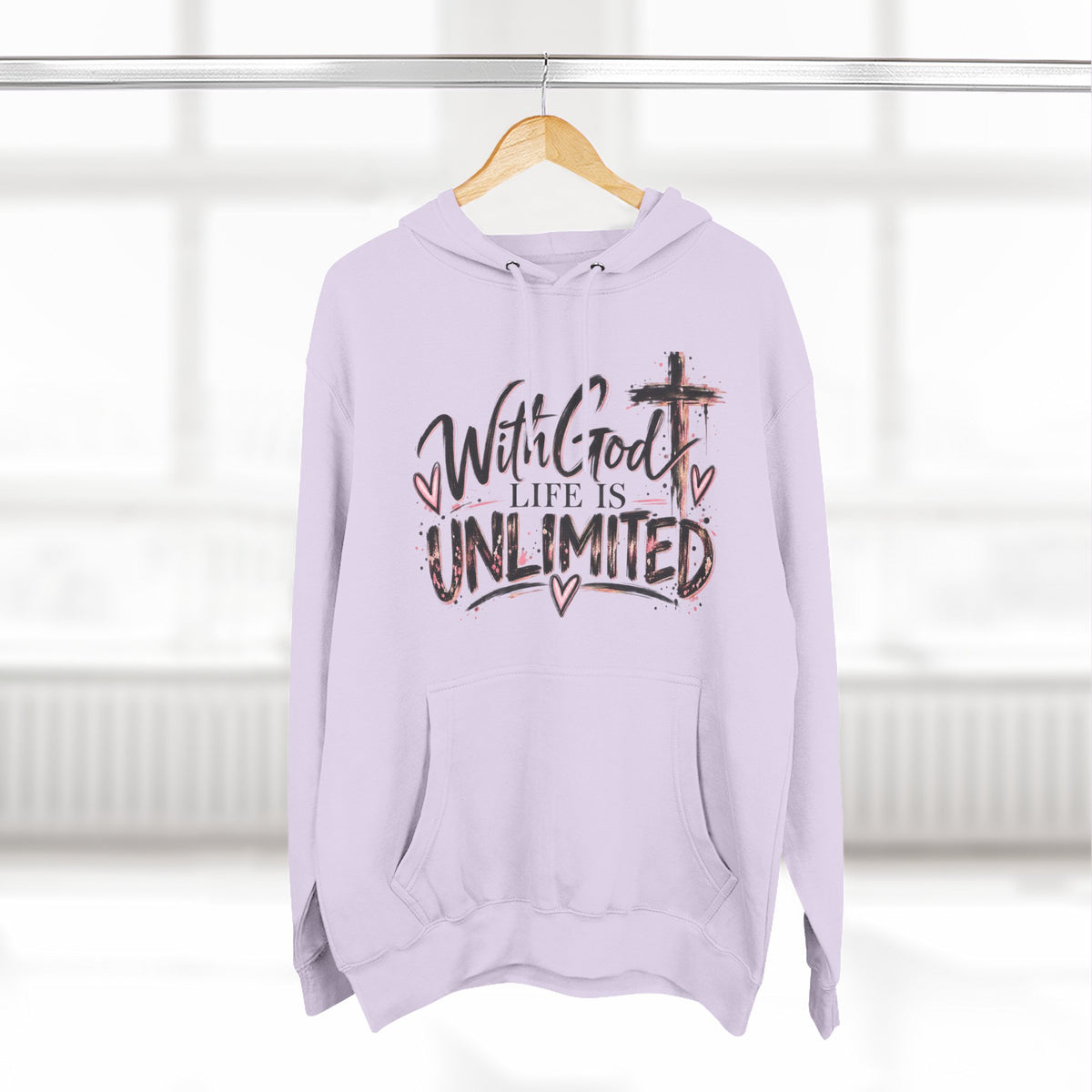 With God Life Is Unlimited Hoodie