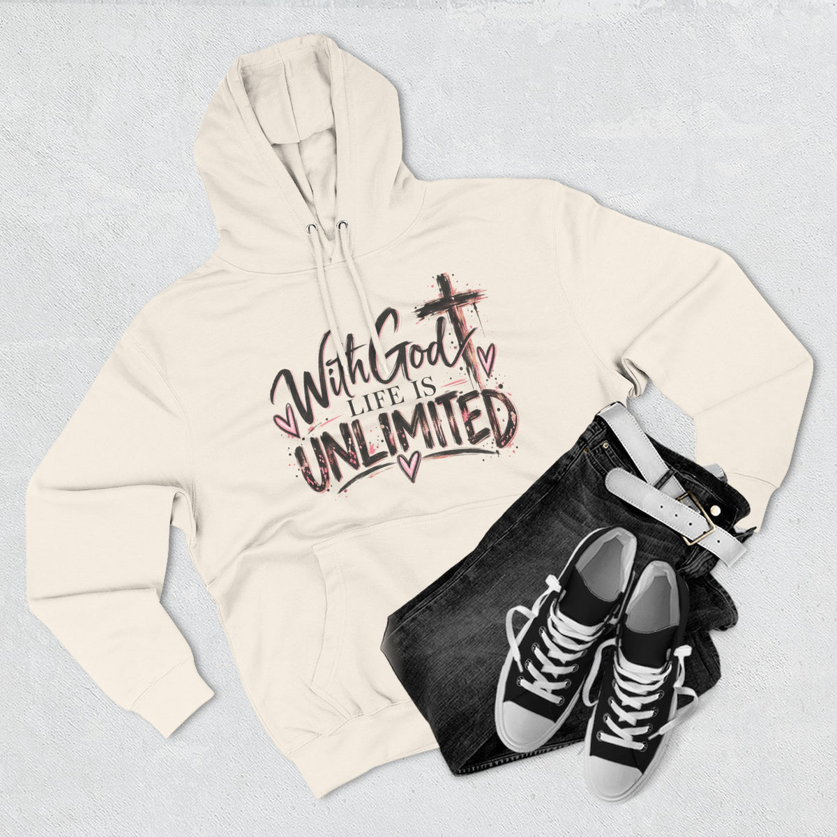 With God Life Is Unlimited Hoodie