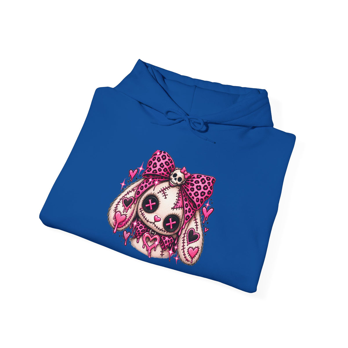 Creepy Cute Bunny Graphic Hoodie