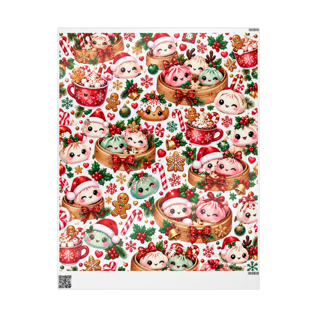Christmas Dumpling Wrapping Paper