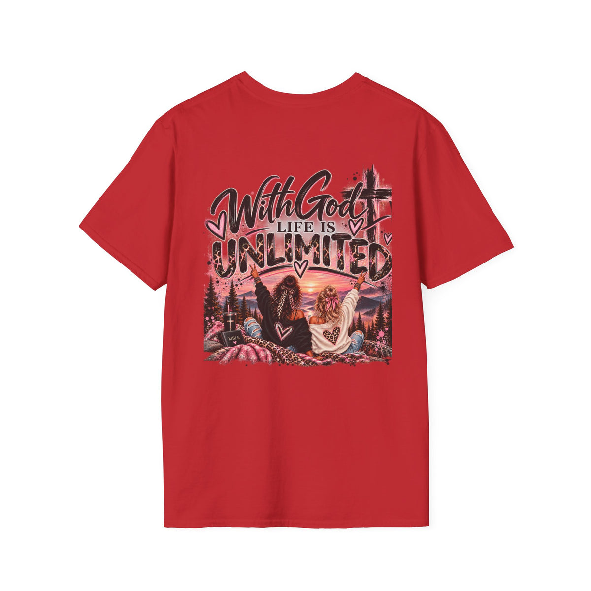 With God Life Is Unlimited Christian T-Shirt