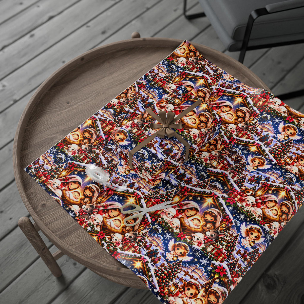 Nativity Christmas Wrapping Paper
