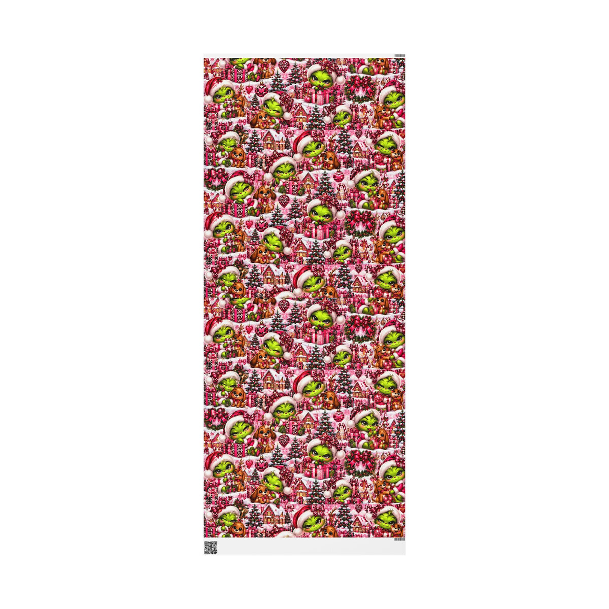 Merry Mischief Pink & Leopard Christmas Wrapping Paper