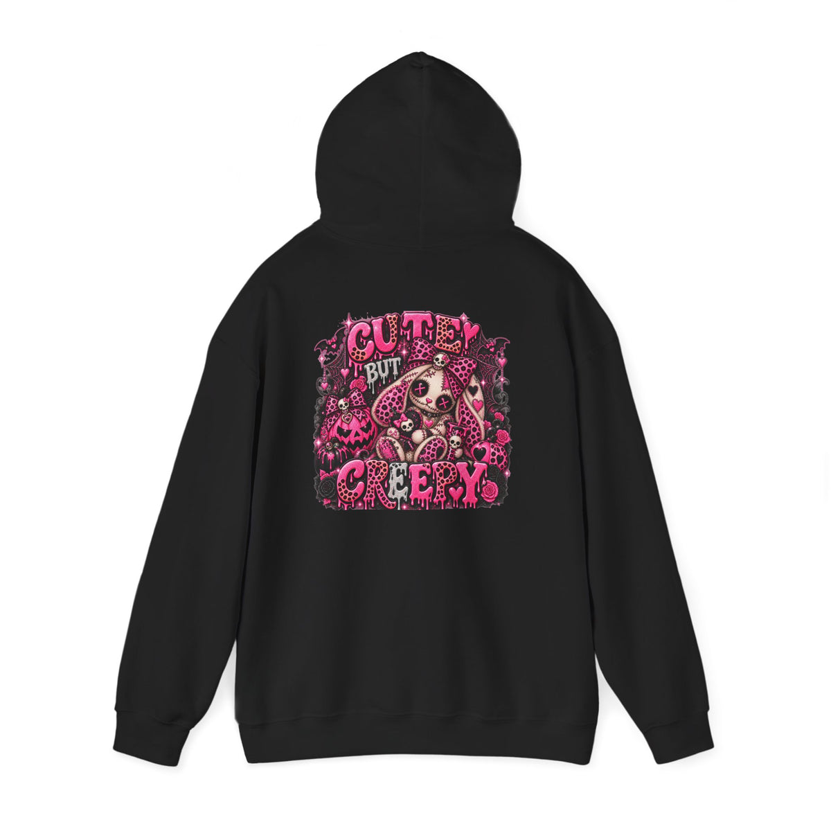 Creepy Cute Bunny Graphic Hoodie