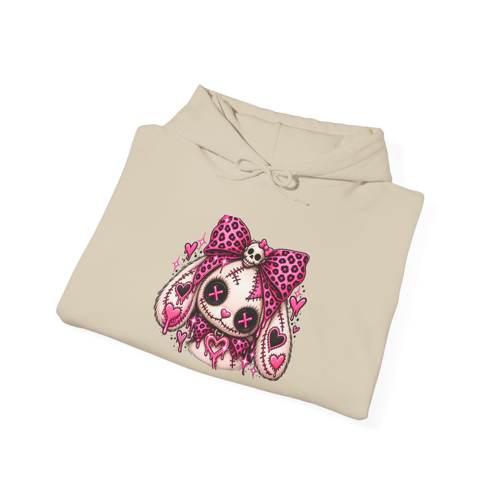 Creepy Cute Bunny Graphic Hoodie