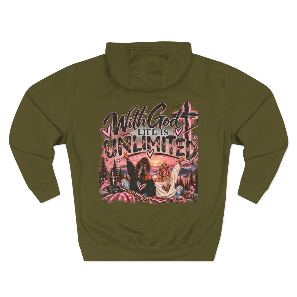 With God Life Is Unlimited Hoodie