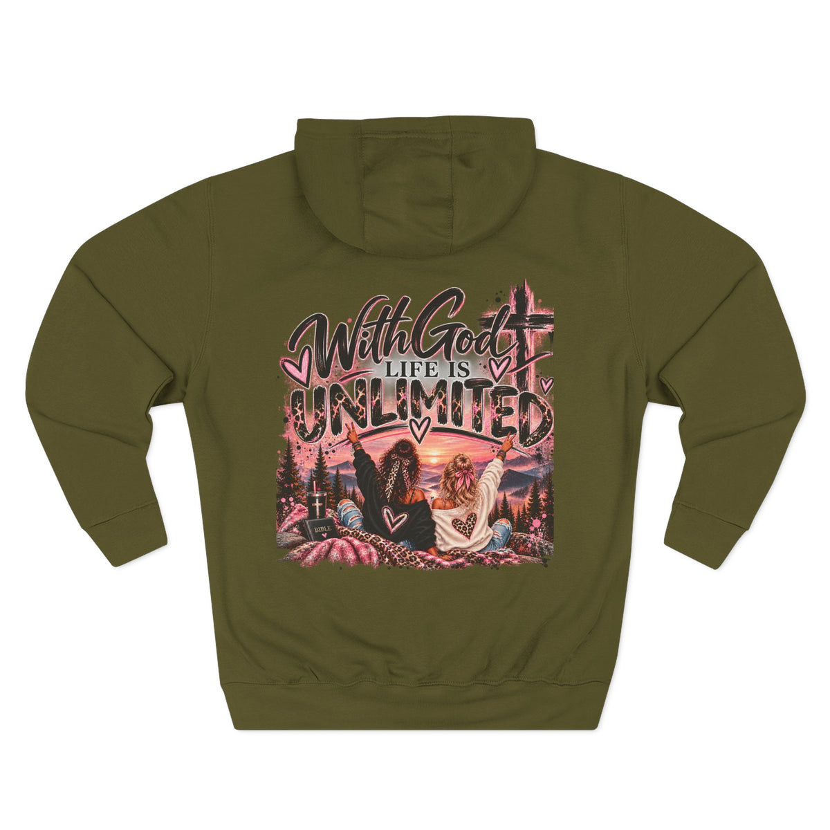 With God Life Is Unlimited Hoodie