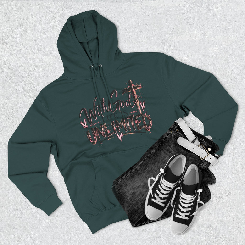 With God Life Is Unlimited Hoodie