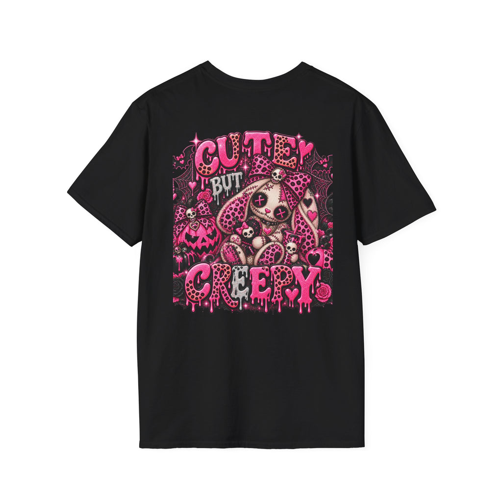 Cute But Creepy Stitched Bunny Tee