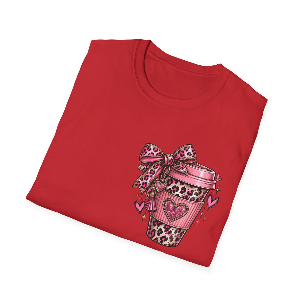 Coffee First, People Eventually Pink Coffee Lover T-Shirt