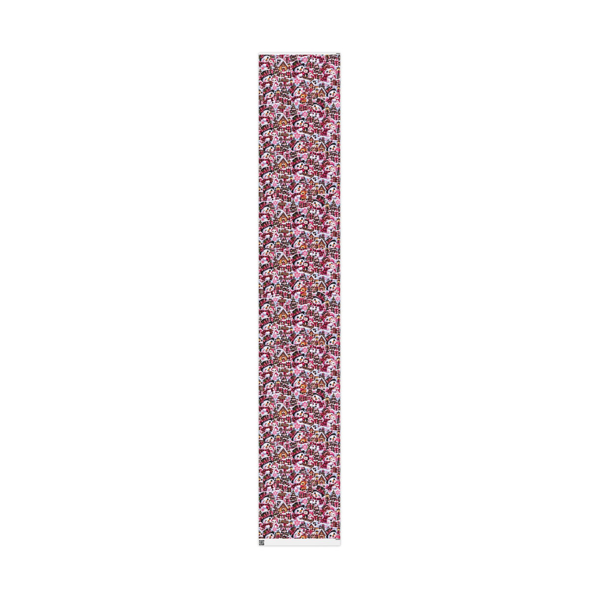 Pink Leopard Snowman Christmas Wrapping Paper – North Pole Magic
