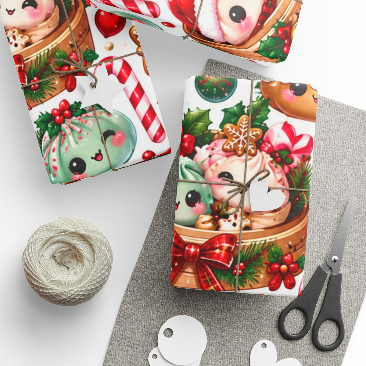 Christmas Dumpling Wrapping Paper
