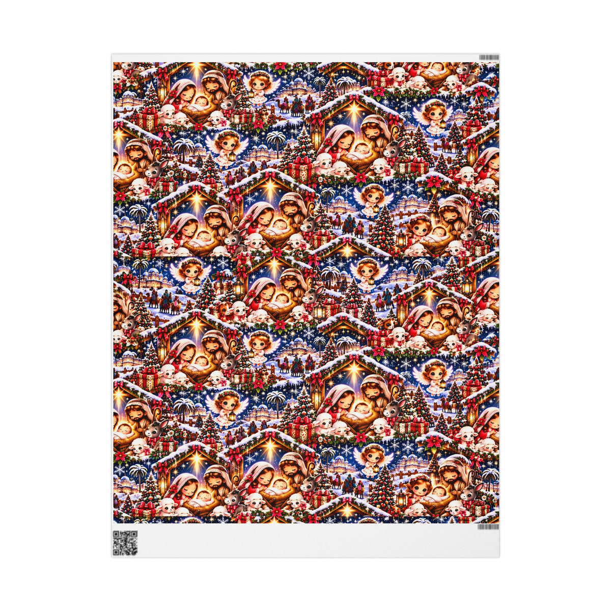 Nativity Christmas Wrapping Paper