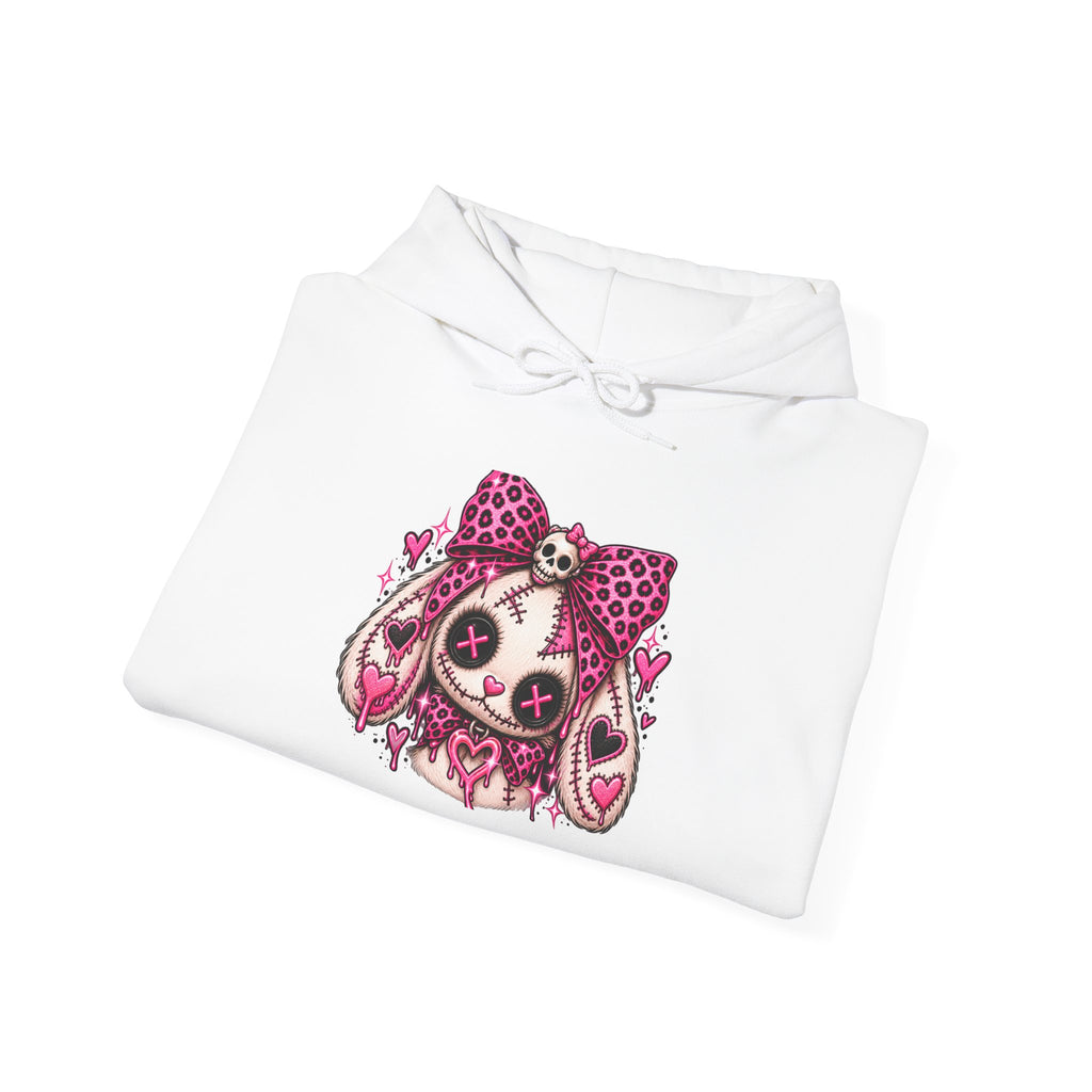 Creepy Cute Bunny Graphic Hoodie