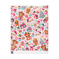 Sweet Christmas Wishes Pink & Mint Wrapping PaperWrapp