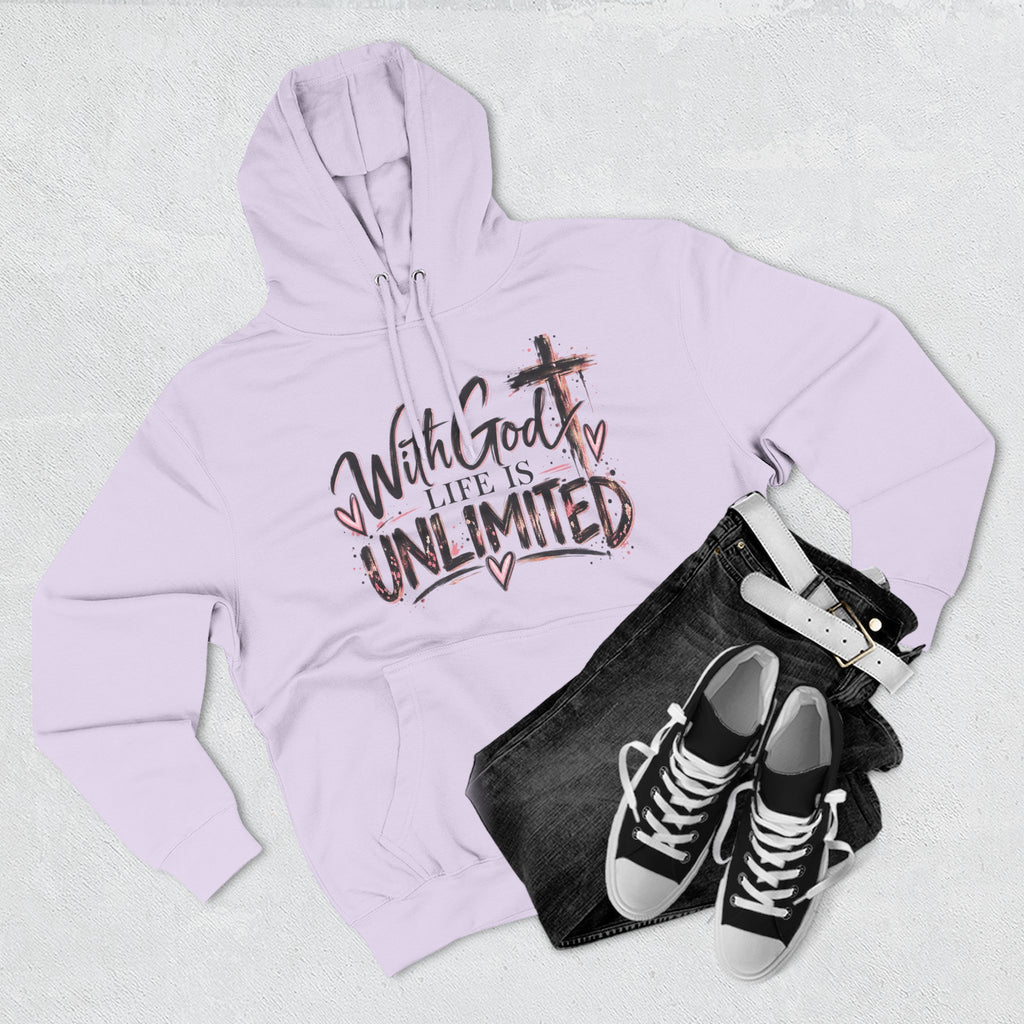 With God Life Is Unlimited Hoodie