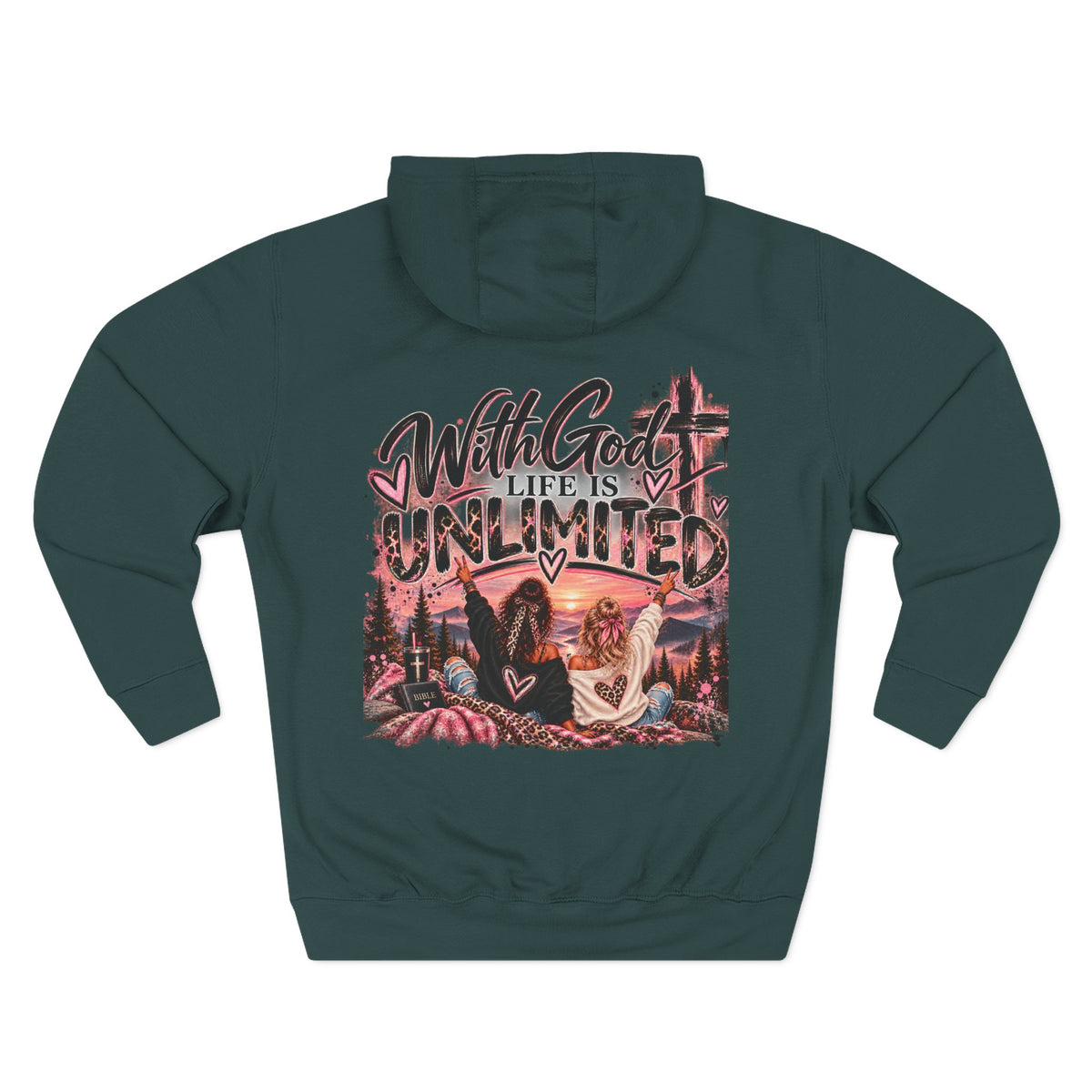 With God Life Is Unlimited Hoodie