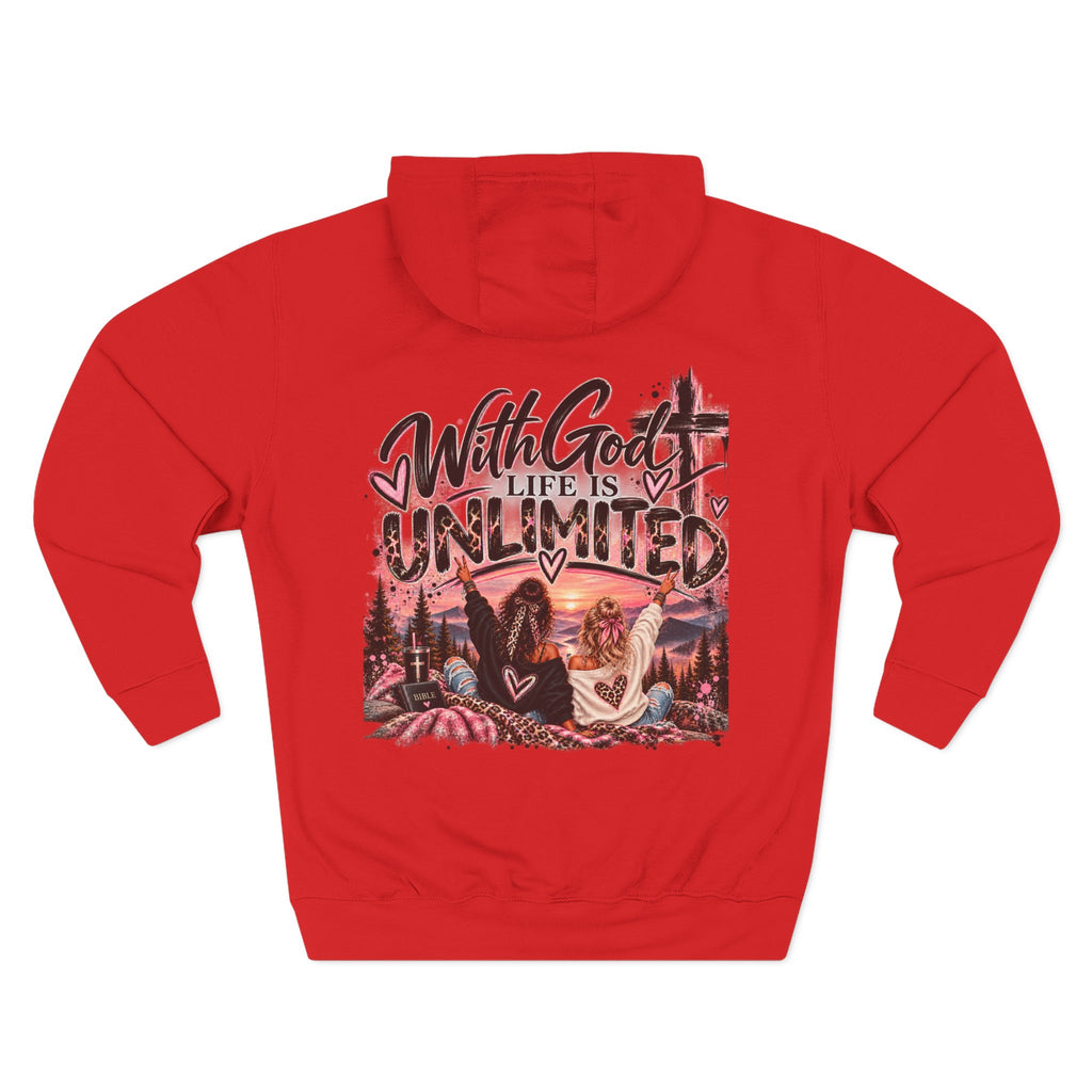 With God Life Is Unlimited Hoodie