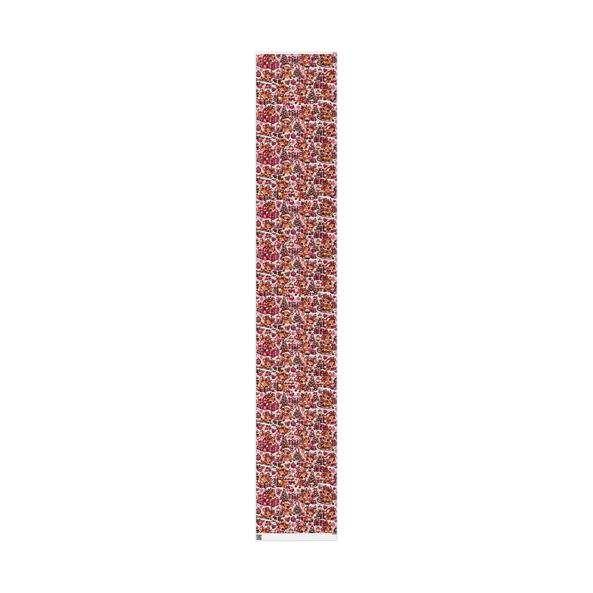 Pink Leopard Reindeer Christmas Wrapping Paper – Rudolph’s Glam Holidays