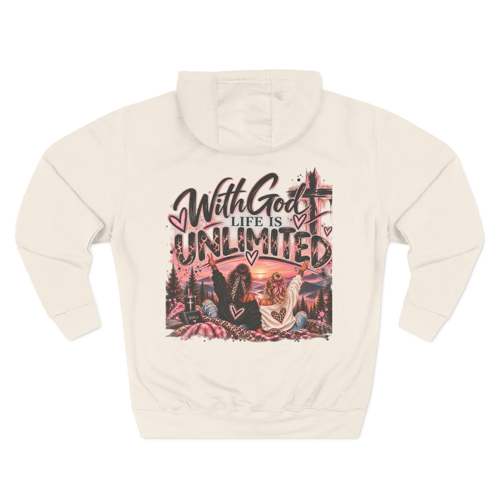 With God Life Is Unlimited Hoodie
