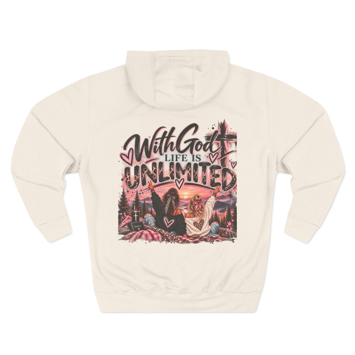 With God Life Is Unlimited Hoodie