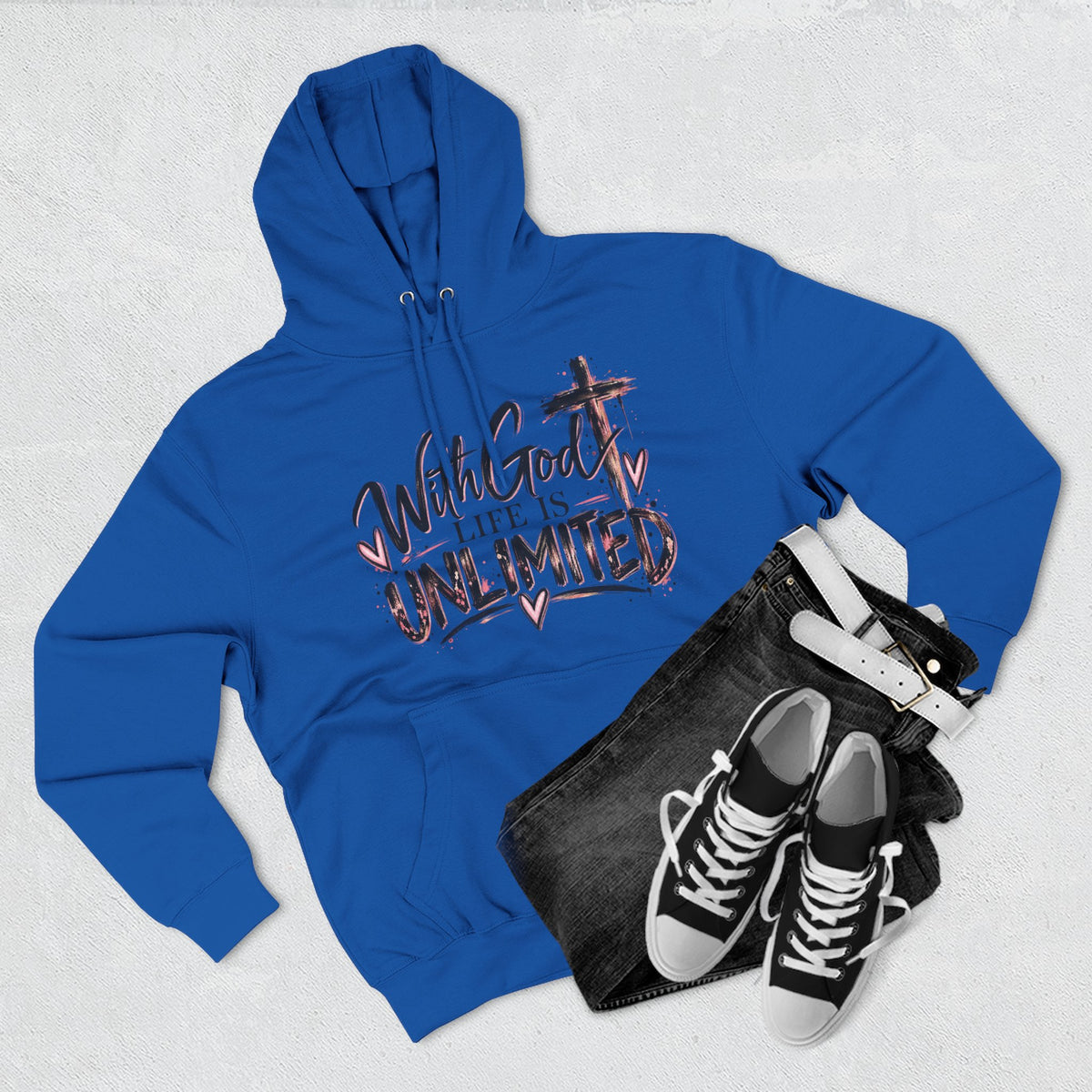 With God Life Is Unlimited Hoodie