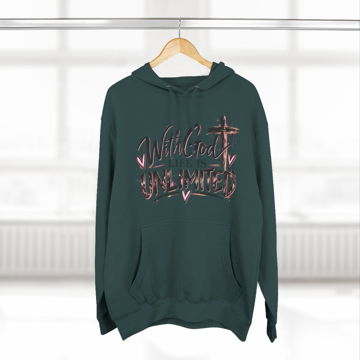 With God Life Is Unlimited Hoodie