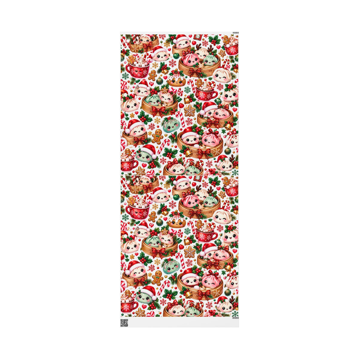 Christmas Dumpling Wrapping Paper