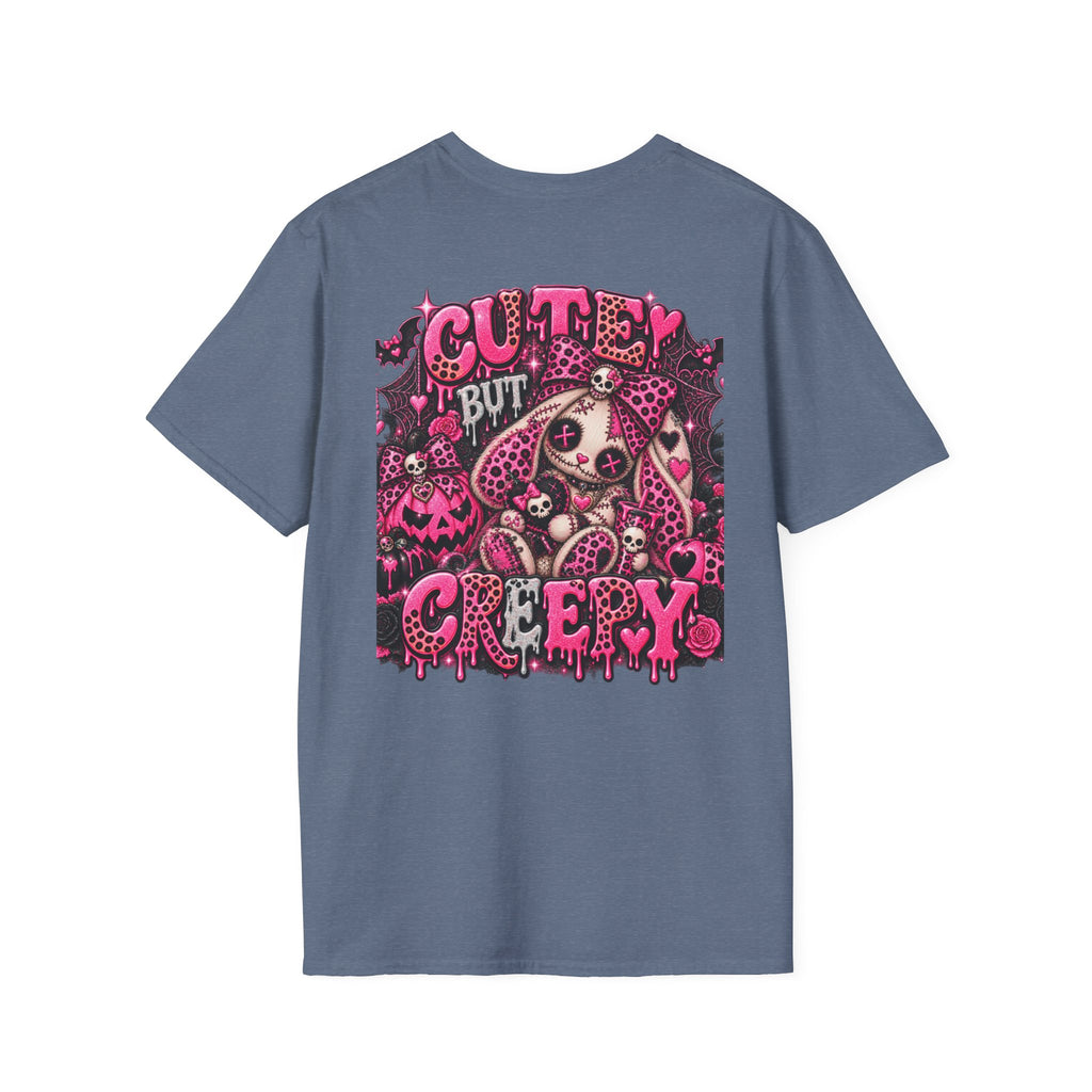 Cute But Creepy Stitched Bunny Tee