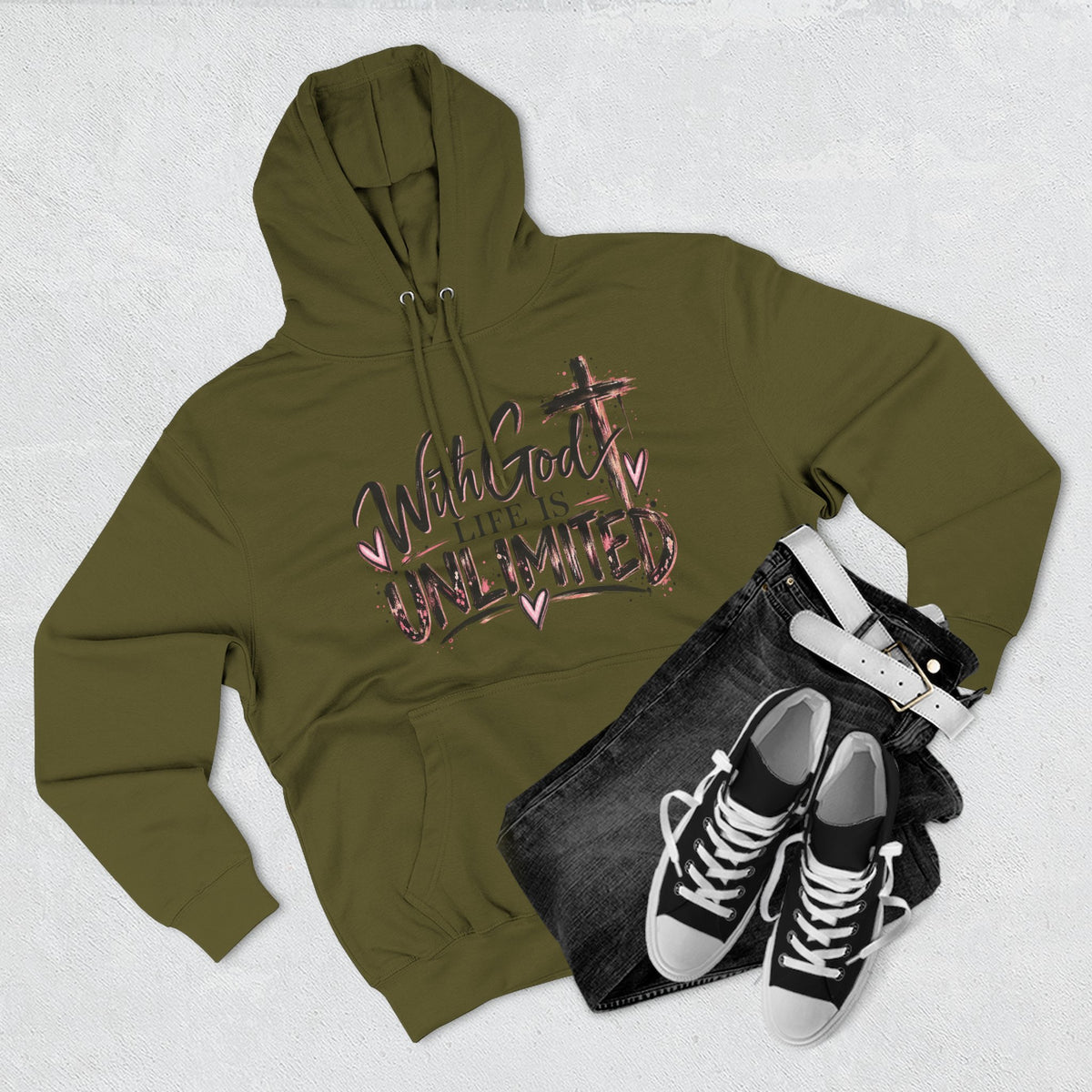 With God Life Is Unlimited Hoodie