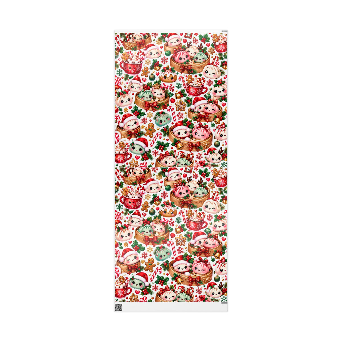 Christmas Dumpling Wrapping Paper